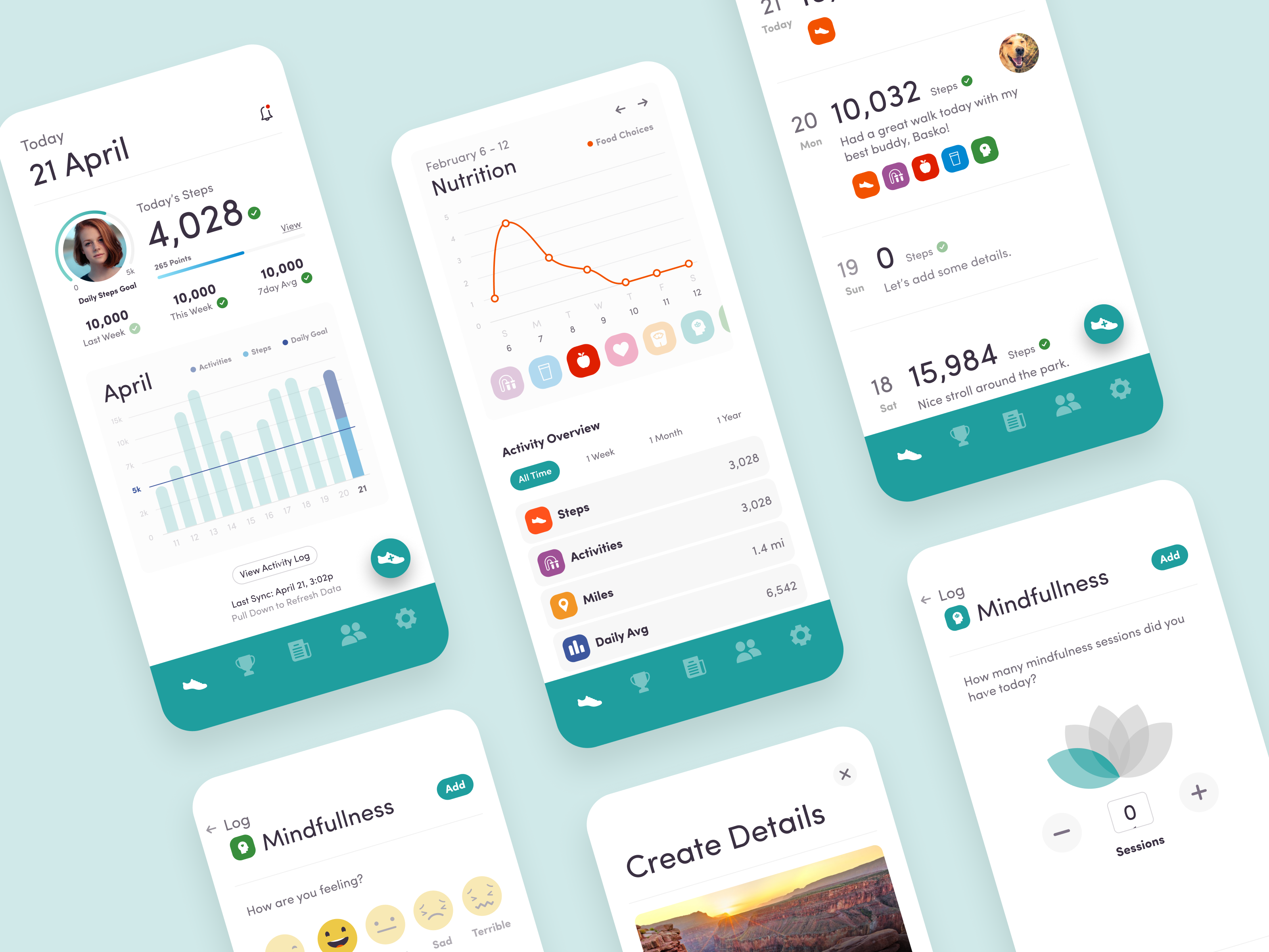Walker tracker case study by Topflight Apps on Dribbble