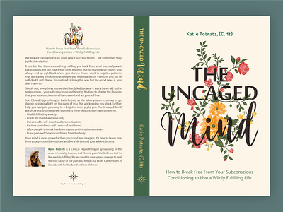 The Uncaged Mind - Book Cover Design book cover book layout branding design graphic design illustration novel design vector