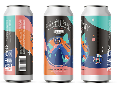 Eel River Brewing | Chillax Hazy By Nature Can brand identity branding branding design consumer goods design illustration packaging packaging design