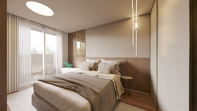 F&R bedroom 3d architecture architecture visualisation archviz design rendering vray