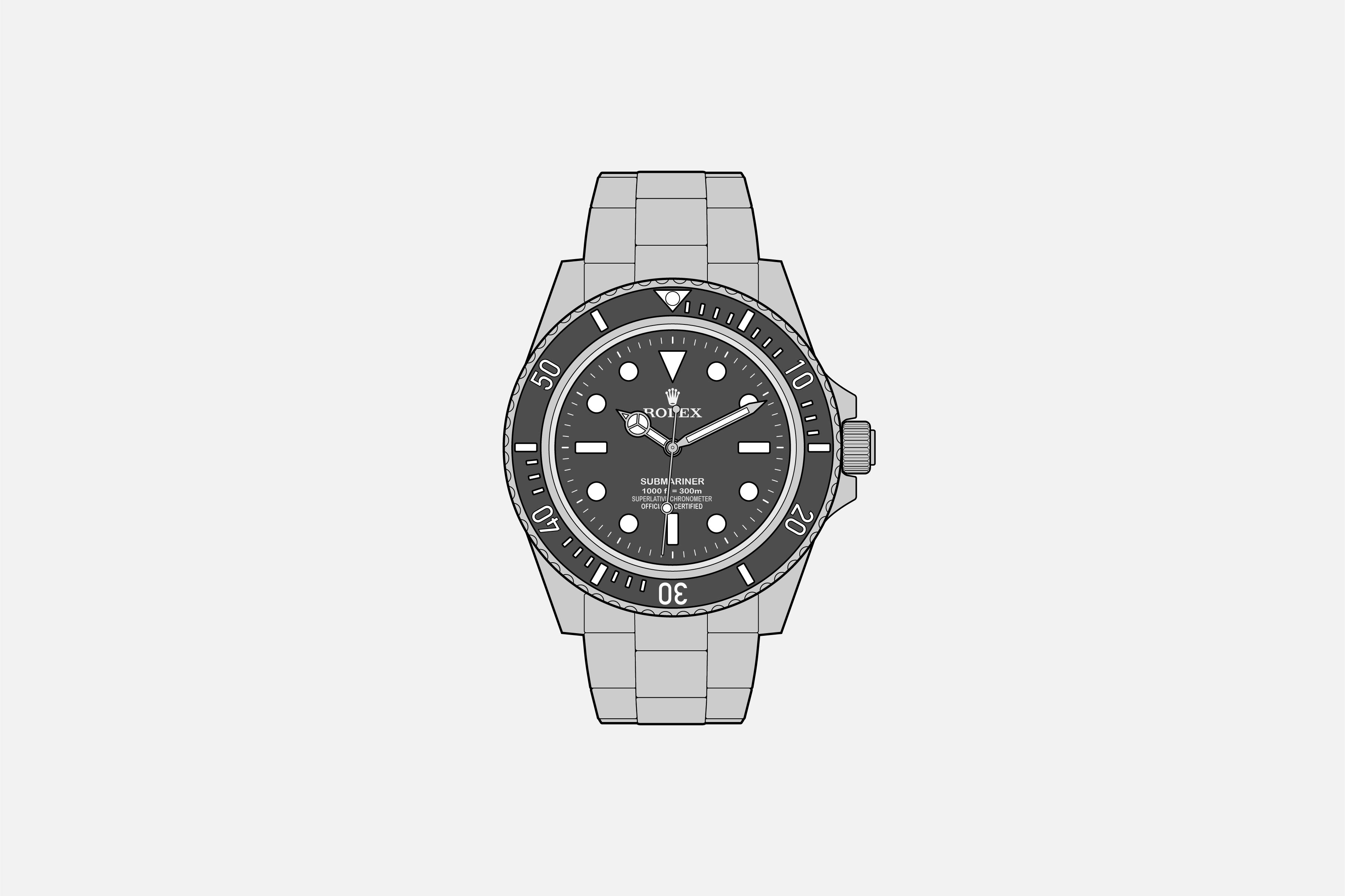 Rolex vector online