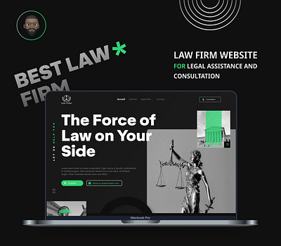 A.S Law Firm Website landing page law firm website lawyerwebdesign lawyerwebsite legaldesign ui uiux uiuxdesign user interface userexperience web design website website design