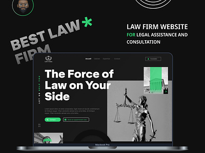 A.S Law Firm Website landing page law firm website lawyerwebdesign lawyerwebsite legaldesign ui uiux uiuxdesign user interface userexperience web design website website design