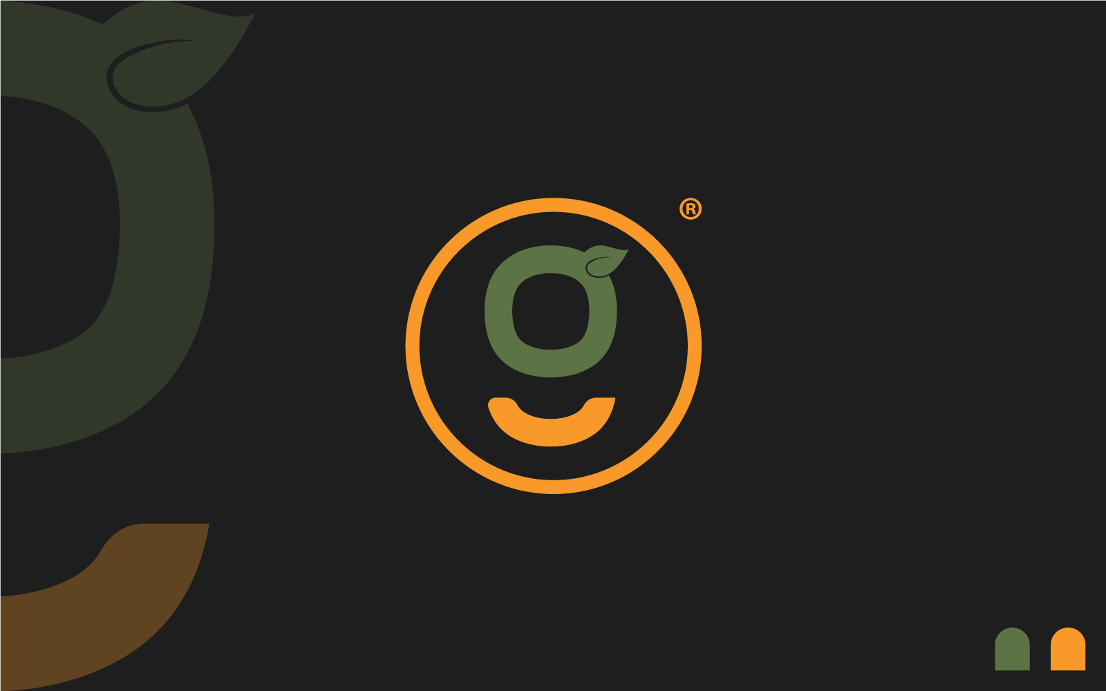 Green Basket Logo Design 2023 design bangladesh branding dark grey design graphic design green illustrator logo orange photoshop trending now