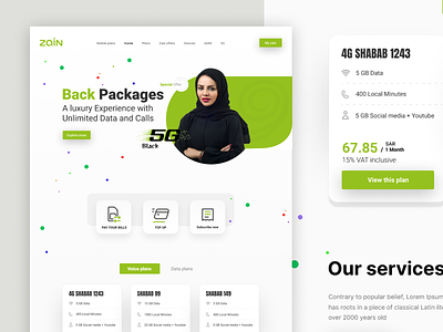 ZAIN Telecom saudi arabia app design application creative creative design design illustration ui