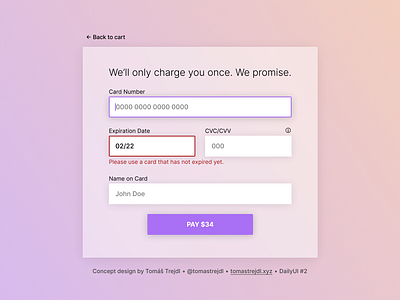 DailyUI #2 - Credit Card Checkout checkout checkout form credir card checkout credit card credit card form dailyui dailyui2 design figma ui ux