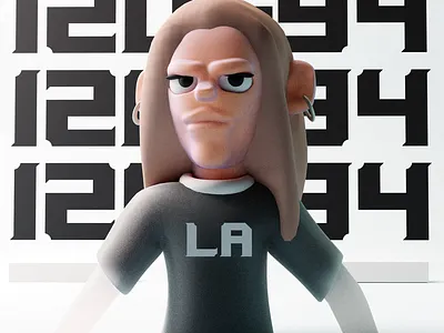 🤡 3D OF MYSELF 🤡 3d avatar blackandwhite branding cartoon design girl graphic graphic design identity logo nft pfp sculpting sculpture woman