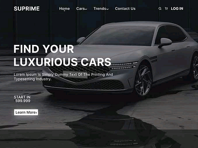 Luxurious cars design app design car design car website figma to website graphic design landing page landing page website luxurious cars design motion graphics productdesign sign up page single page ui ux web design website website design website to figma