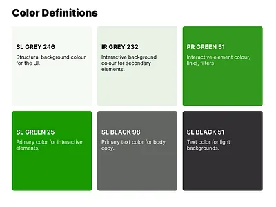 Color Definitions app branding design graphic design mobile typography ui ui design ux ux design