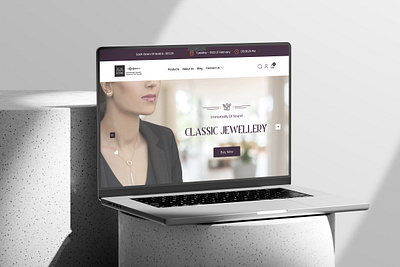 AvaNegare Jewelry design typography ui uidesign uiux ux