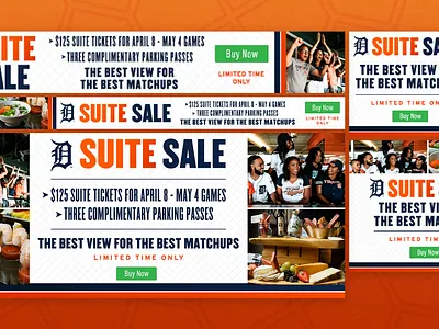 Tigers Suite Sale adobe photoshop baseball creative design detroit detroit tigers graphic design major league baseball mlb photoshop tigers