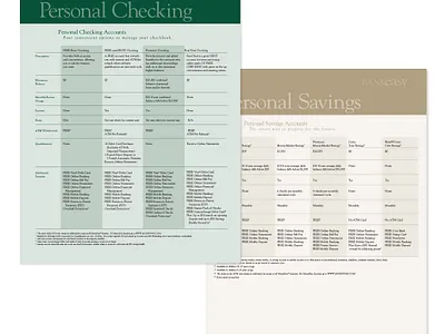 Account Comparison Overview design layout print print design