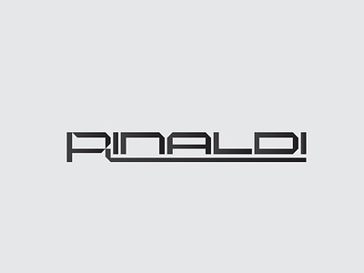 RINALDI Logo Design branding design flat logo minimal vector