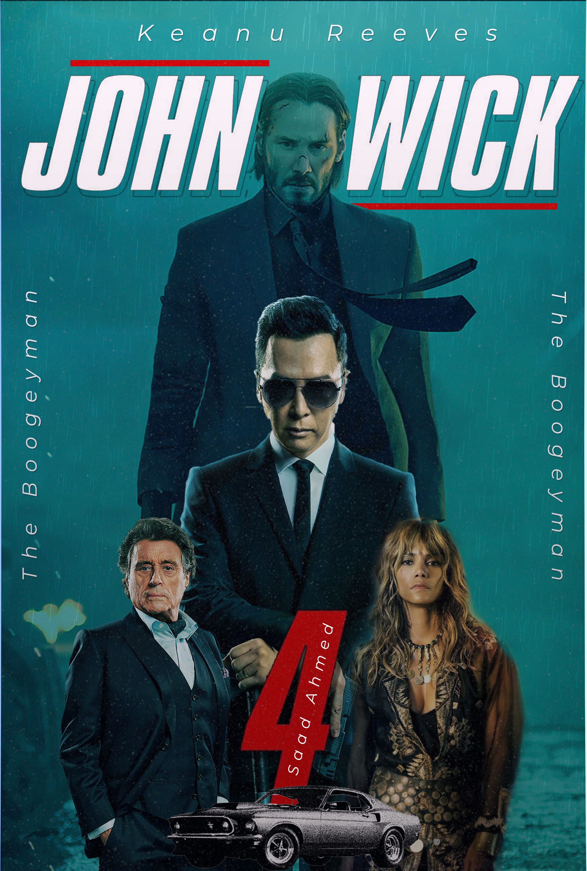 John Wick Movie Poster chapter4 cinema creativity film johnwick johnwickparabellum keanu keanureeves keanureevesedit keanureevesfans manipulation photoshop thematrix