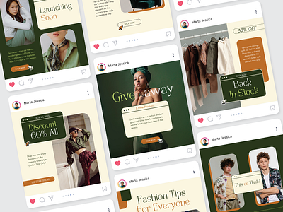 Fashion Instagram post - Social Media Design brandidentity branding brandtemplates contentcreation creativedesign design digitalmarketing fashion graphic design graphicdesign layout marketingtemplates social media template