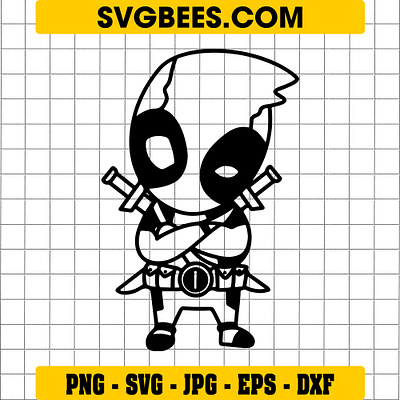 Vinyl Deadpool SVG svgbees vinyl deadpool svg