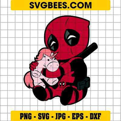 Deadpool Unicorn SVG deadpool unicorn svg svgbees