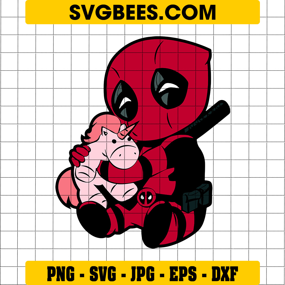 Deadpool Unicorn SVG By SVGbees: SVG Files For Cricut   Get Premium