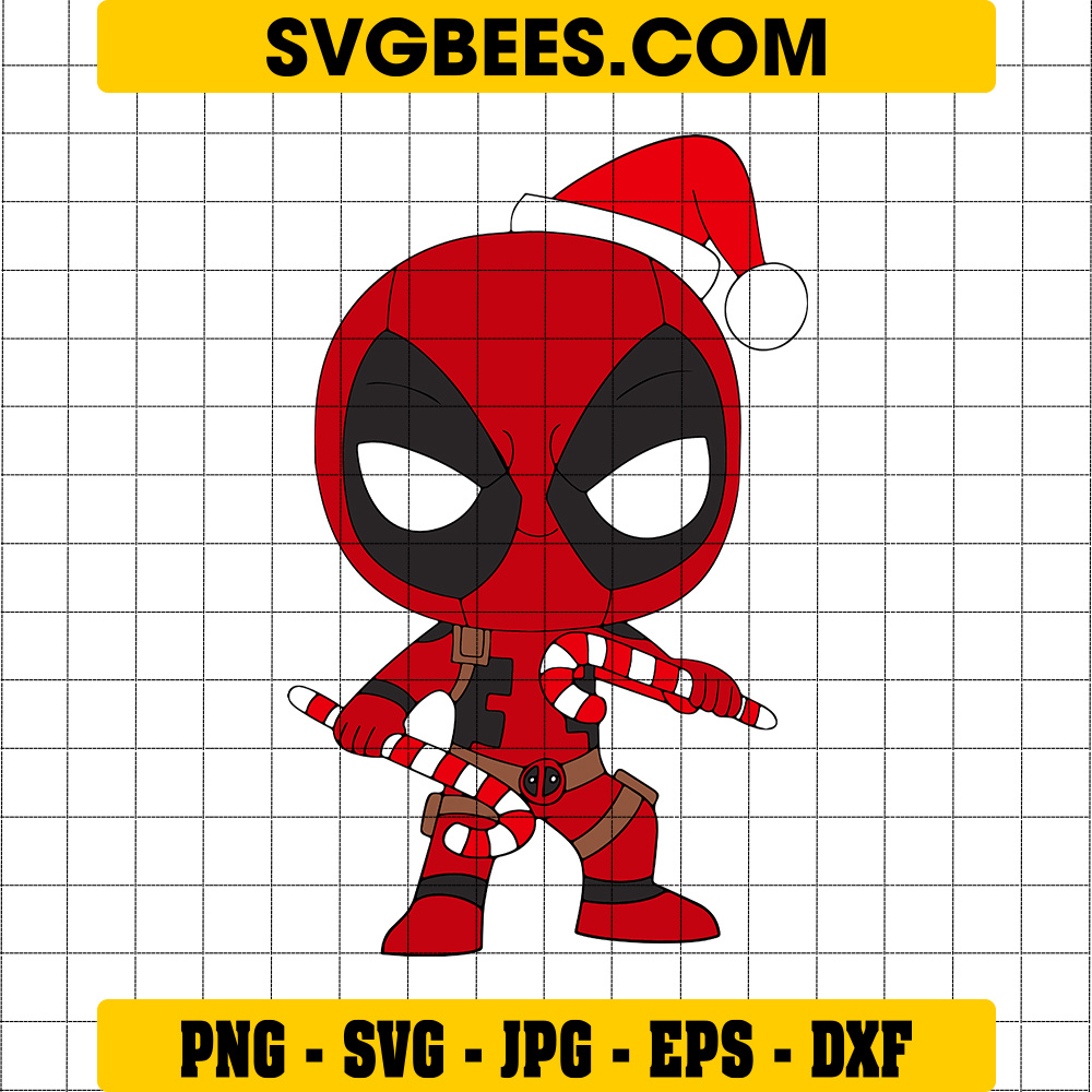 Deadpool Christmas SVG By SVGbees: SVG Files For Cricut   Get Premium