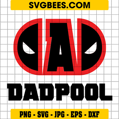 Deadpool Dad SVG deadpool dad svg svgbees