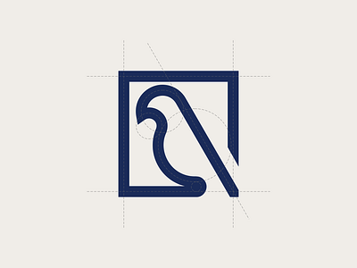 Birdystin Logo awesome bird branding circle clean corporate branding design graphic design grid illustration line logo logodesign minimal modern simple strong vector