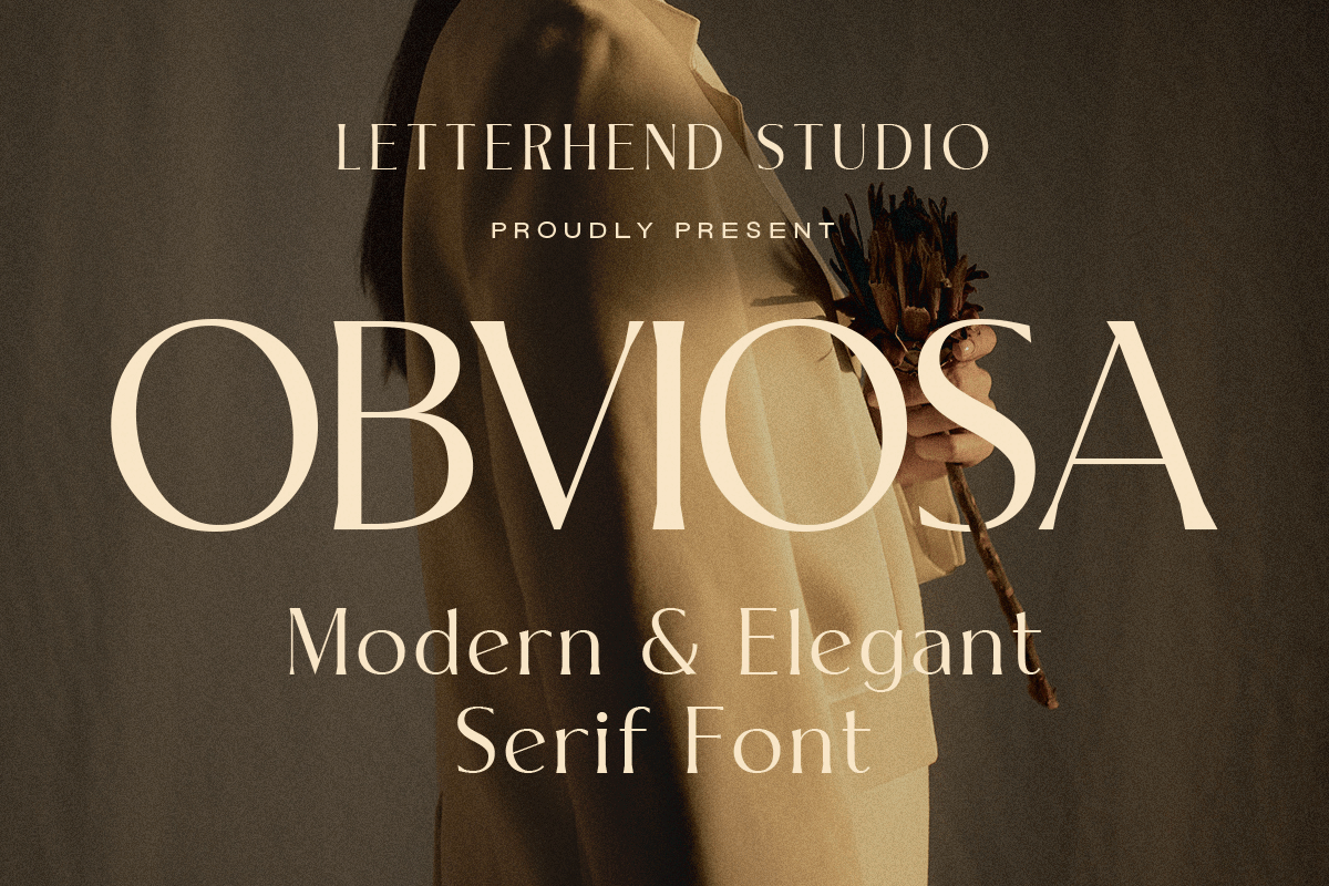 Obviosa - Modern Serif fancy freebies