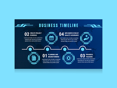 timeline graphic design inspiration