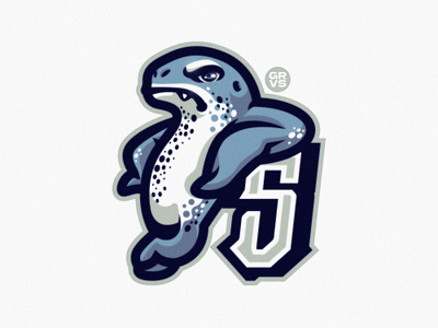 Leopard Seal Mascot branding design esport gaming graphic graphic design illustration logo mascot mascot logo sport ui