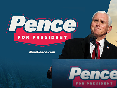 Mike Pence for President american branding election patriotic political political design political logo politics president vote