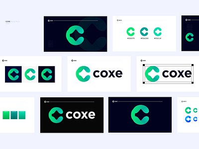 Coxe Brand Book brand brand book brand guidelines brand identity brand strategy brand style guide branding branding identity guidelines ci book design guidebook guidelines icon identity imonuix logo logo design logotype modern logo visual identity