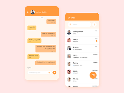 Direct Messaging - DailyUI 013 013 app chatapp dailyui design interface message mobile ui