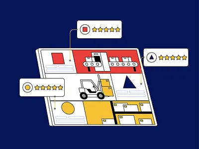 Fulfill Website Illustration branding design design studio digital art digital illustration graphic design illustration illustrator