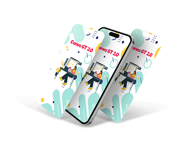 iPhone Multiple Screens Mockup animation canva design editing template video