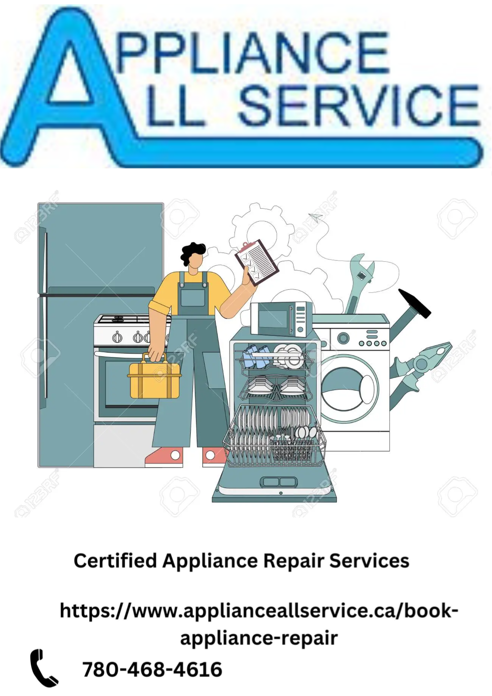 Domestic appliances repair services Edmonton by Appliance All Service