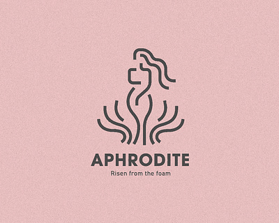 Aphrodite - Venus mark aphrodite branding design graphic design illustration logo mythology typography ui ux vector venus