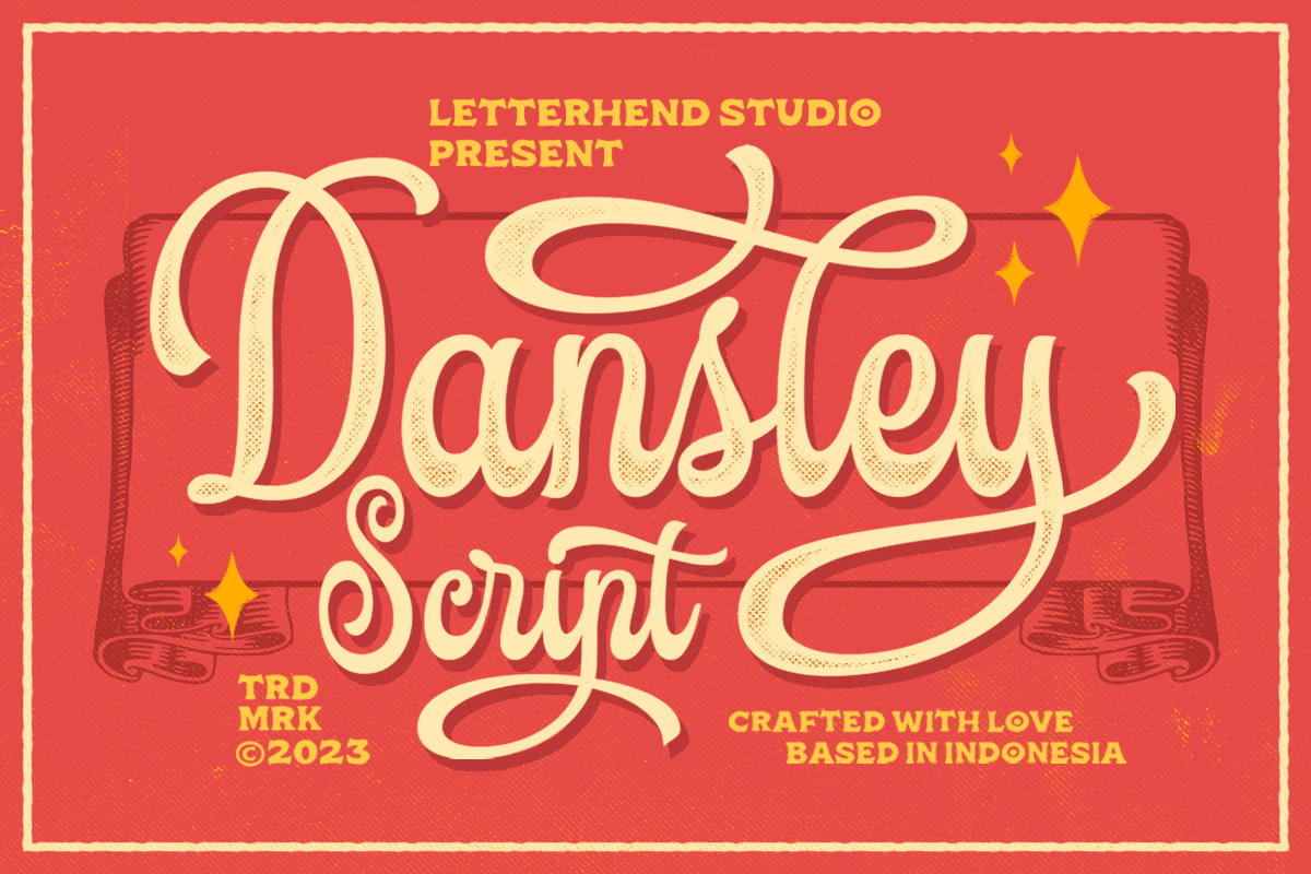 Dansley - Display Script expressive freebies