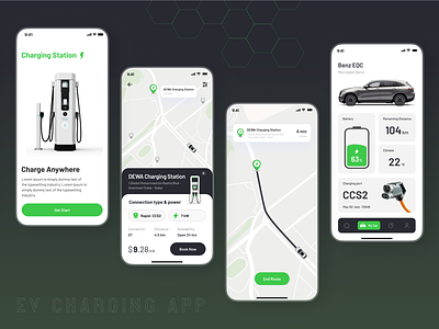 EV Charging Station Finder App app design ev charger app ev charging ev charging app ev charging app development ev charging station finder app mobile app mobile app design ui design uiux uiuxdesign