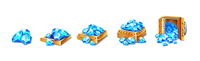 Diamond icons collection diamond freelance game gold icon safe safe deposit vault vector