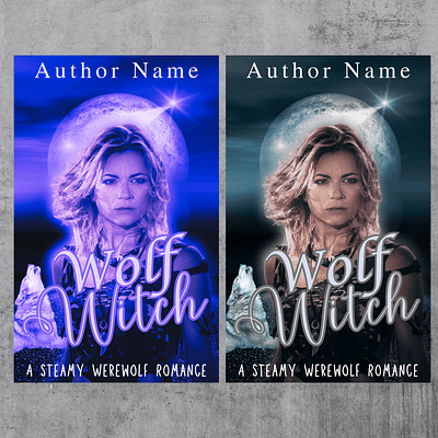 Wolf Witch Book Cover Prompt book book cover design