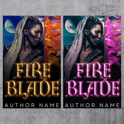 Fire Blade Book Cover Prompt book book cover design graphic design