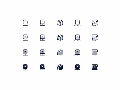 E-Commerce Icons bulk distribution duotone e commerce e commerceicon icon icondesign iconlibrary iconography iconpack icons iconset illustration invoice package product shipping solid stroke vector