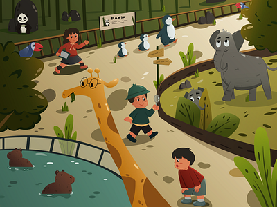 Zooin Case Study - Puzzle Games for Childrens graphic design illustration puzzle vector