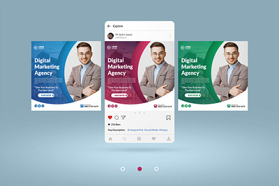 Digital Marketing Social Media Post Design banner design facebook post instagram post post social media social media banner social media post template