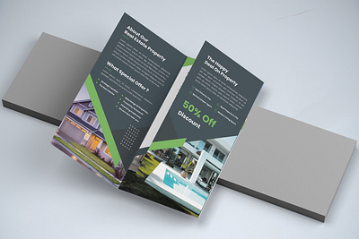 Real Estate Trifold Brochure brochure brochure design corporate design graphic design print real estate real estate brochure template trifold brochure