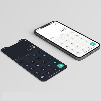 Calculator Mobile App calculator ios mobile app ui ux