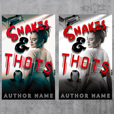 Snakes and Thots Book Cover Prompt book book cover book cover design book design books design graphic design