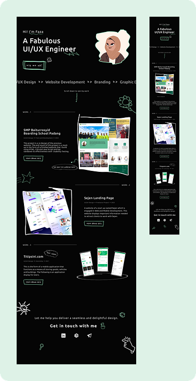 Portfolio Design android android app design app branding portfolio ui ui design website