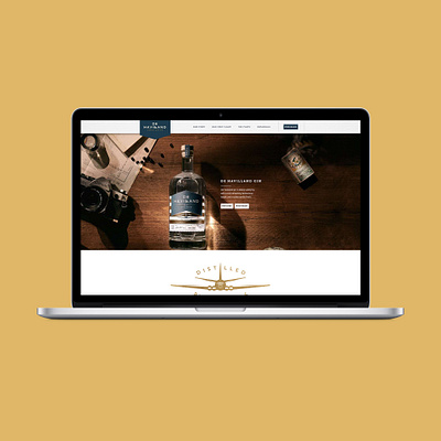 De Havilland Gin eCommerce Website Design ecommerce ui ux web design website website design woocommerce wordpress