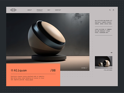 Futuristic web design concept design webdesign website
