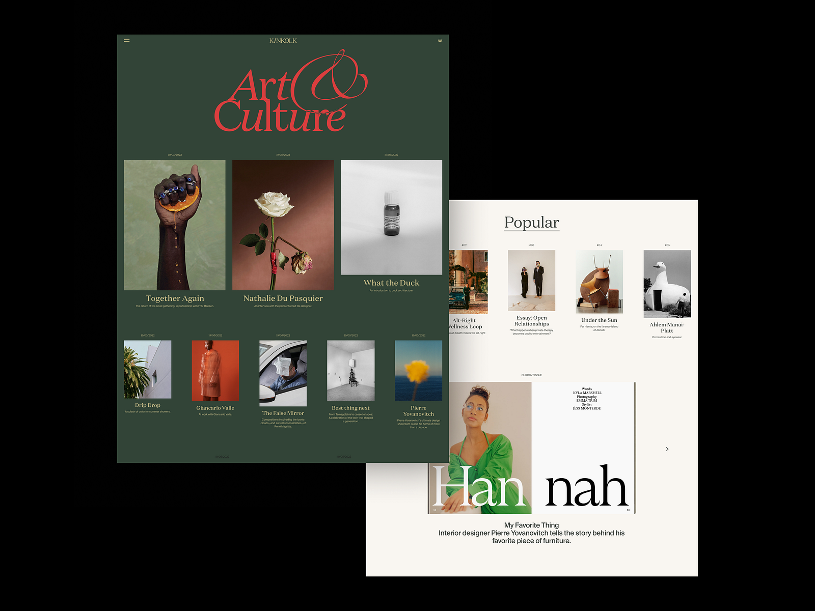 Magazine grid by Alex Trifanchev on Dribbble